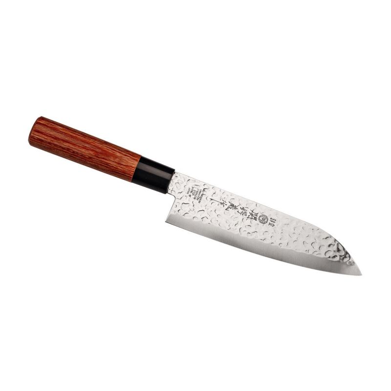 Tsubazo, japanisches Santoku Küchenmesser cm. 17.6