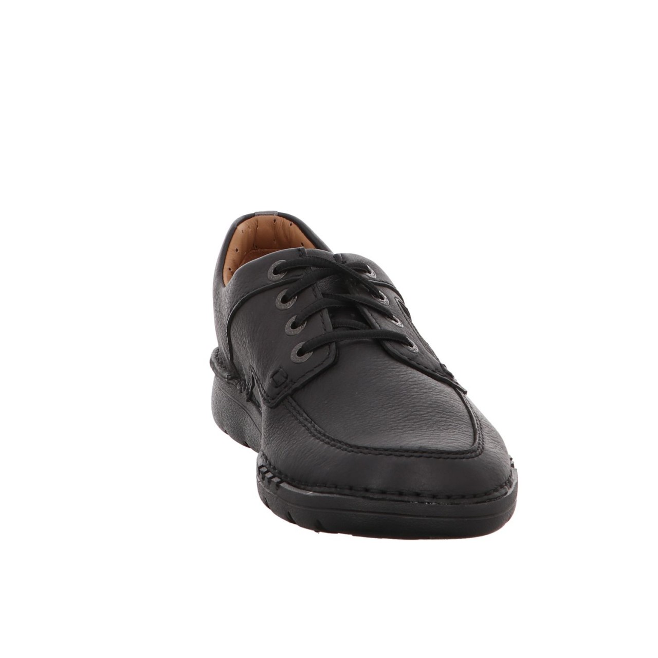 CLARKS Komfort Schnürer schwarz UNNATURE TIME