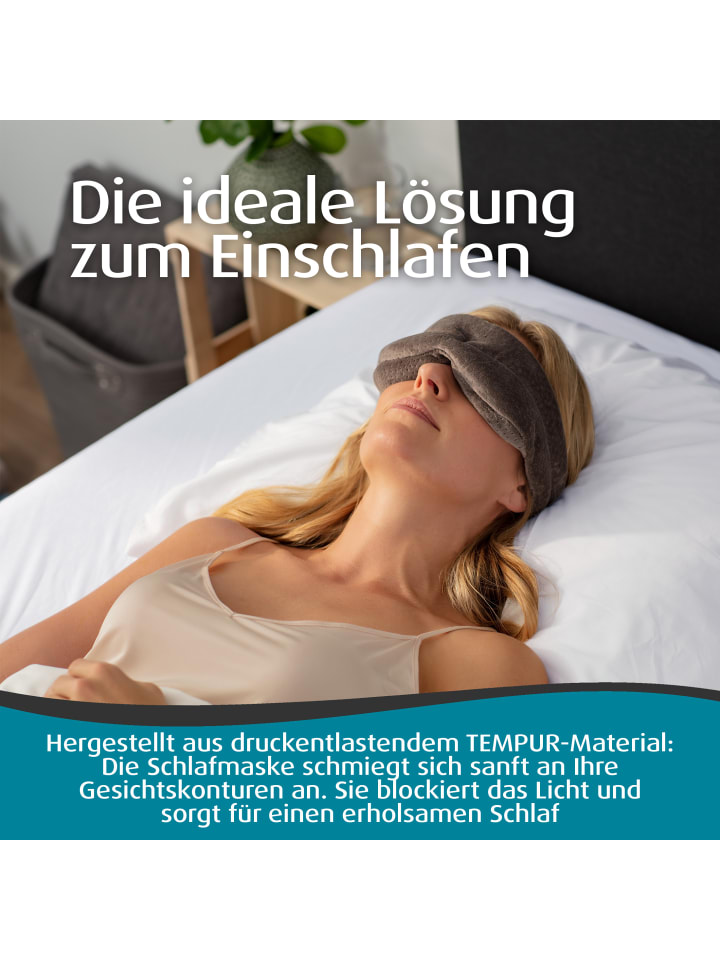 Tempur Schlafmaske in anthrazit günstig kaufen onesize