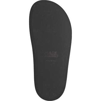 Karl Lagerfeld Laguna Puffa Strap Slide in schwarz
