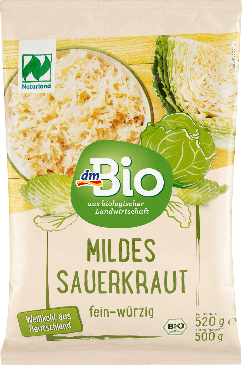 Mildes Sauerkraut, 520 g