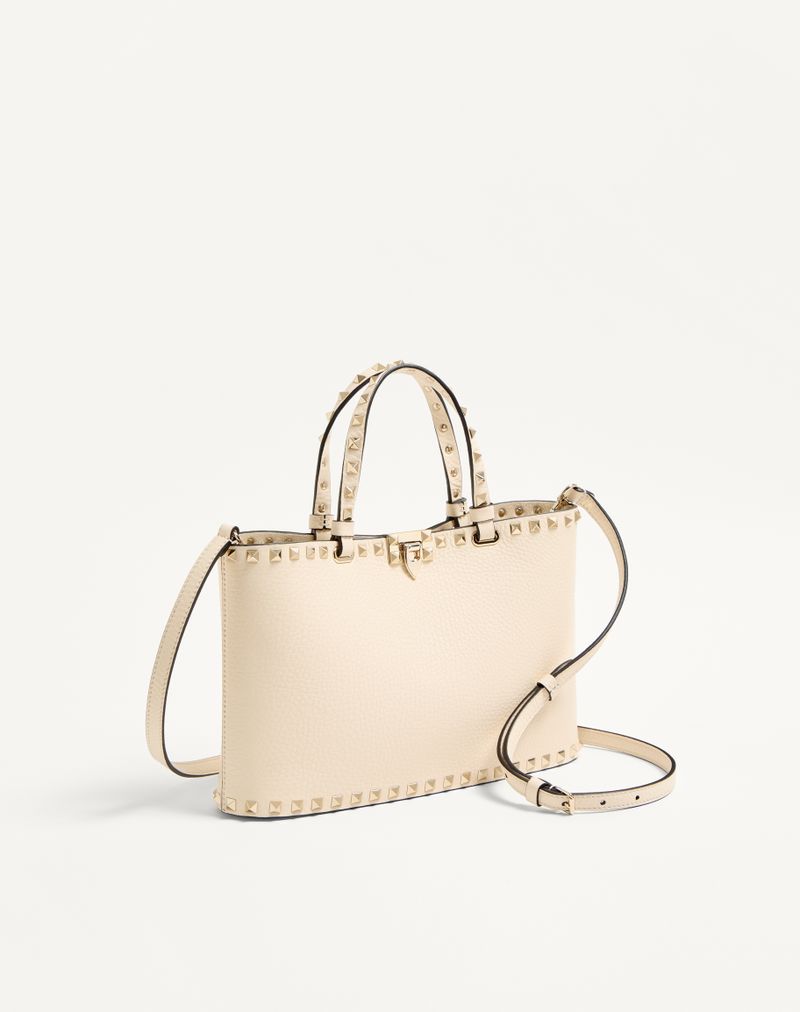 Bolsa pequena Valentino Garavani Rockstud em couro de bezerro granulado