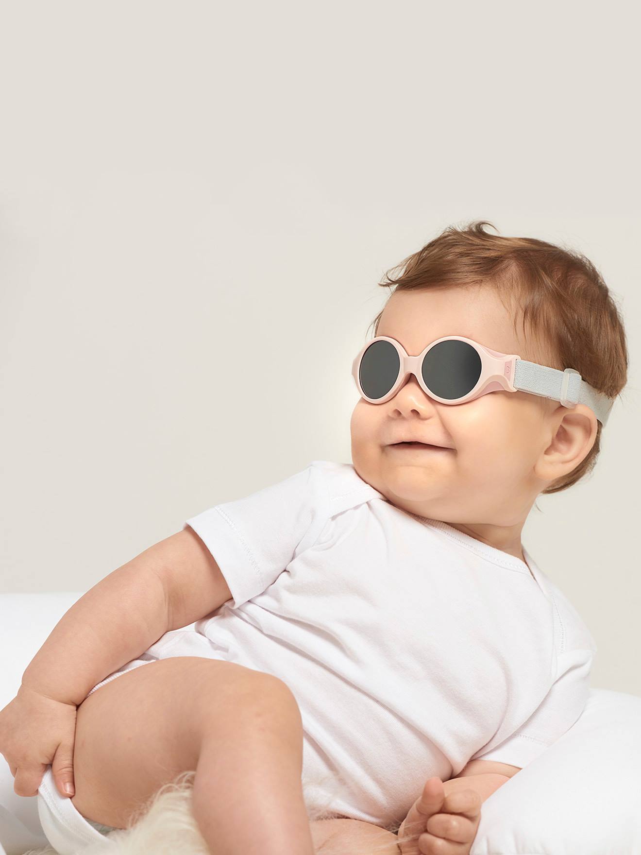 Lunettes de soleil BEABA pour bébé de 0 à 9 mois vert clair uni