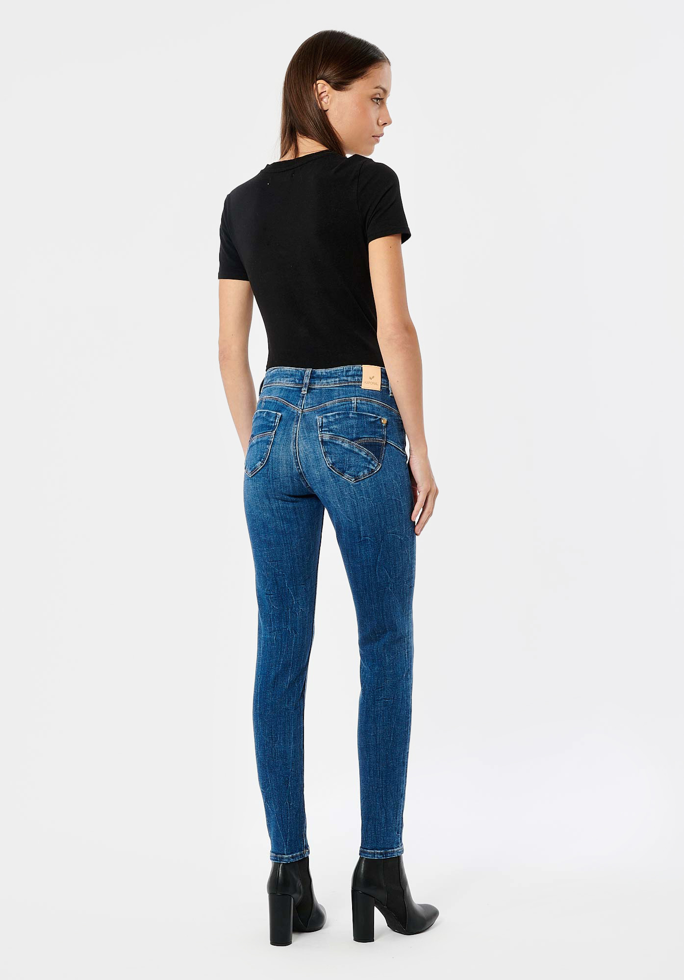 FLORE  Jean slim bleu femme