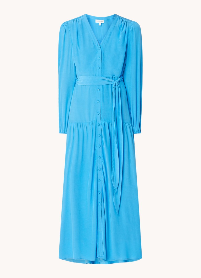 Rochie lungă din satin Tori de la Phase Eight, cu fundă în talie.
