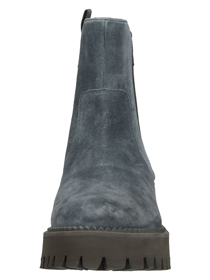 Ara Shoes Leder-Chelsea-Boots in Grau günstig kaufen