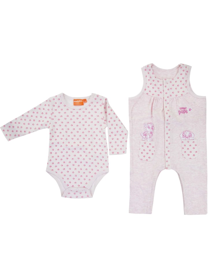 Paw Patrol Paw Patrol 2-teiliges Baby-Set Komfortables Baby-Outfit für Babys in Rosa günstig kaufen