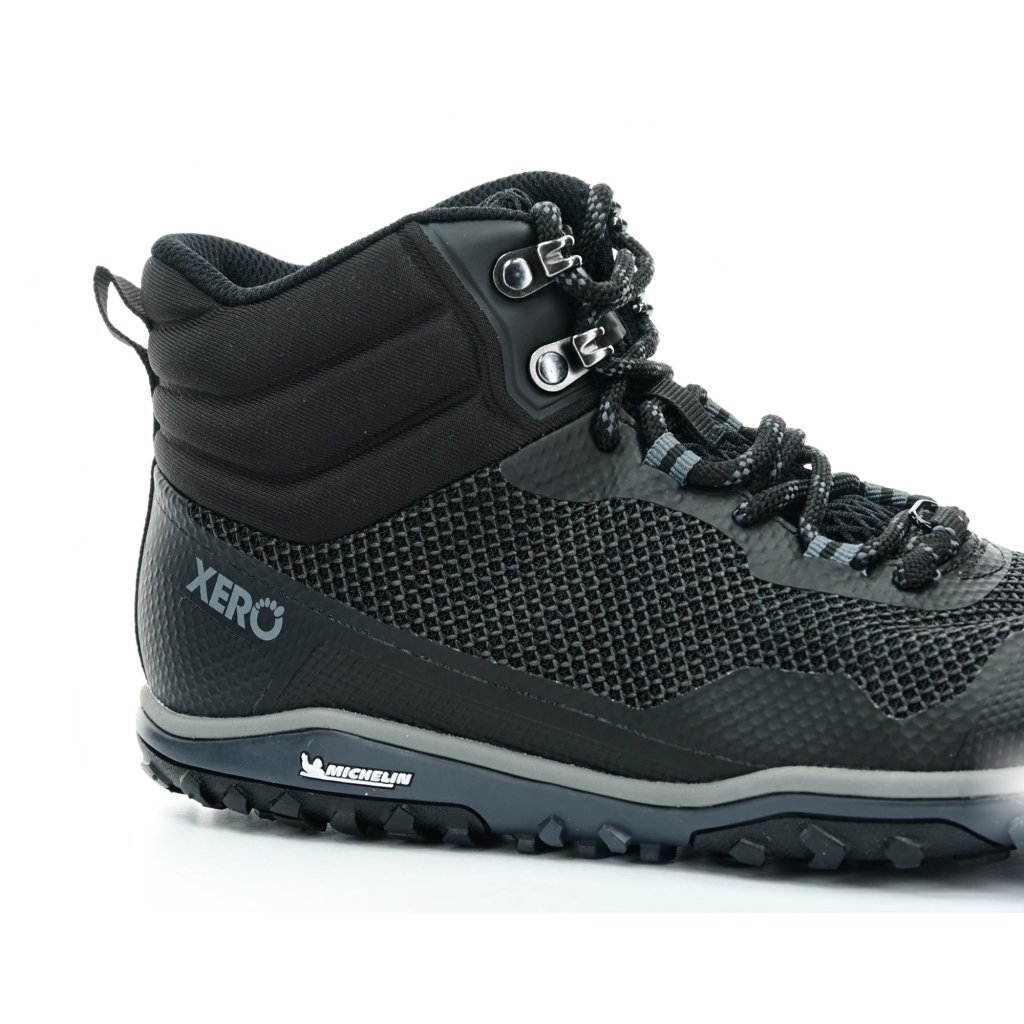 Xero Shoes Scrambler Mid Black M Barfuß-Wanderschuhe