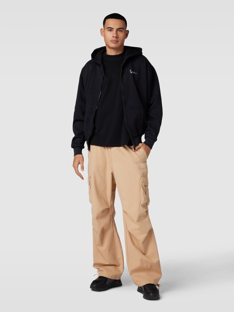 Cargohose mit Tunnelzug in beige