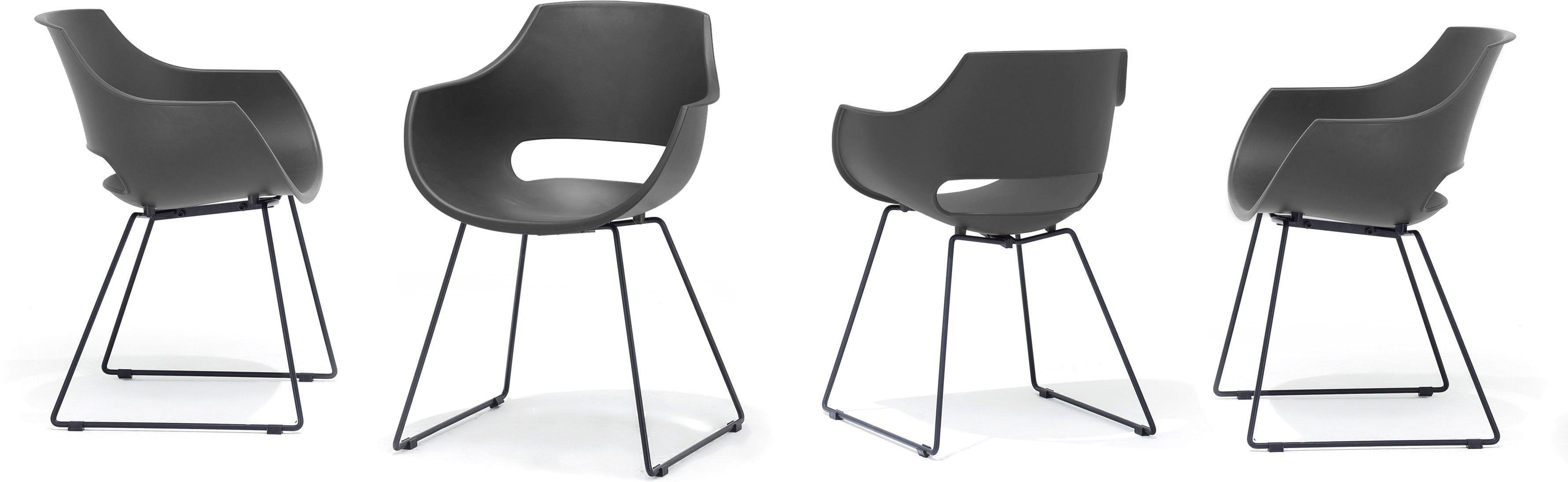MCA furniture Schalenstuhl Rockville (Set, 4 St), Stuhl belastbar bis 120 Kg