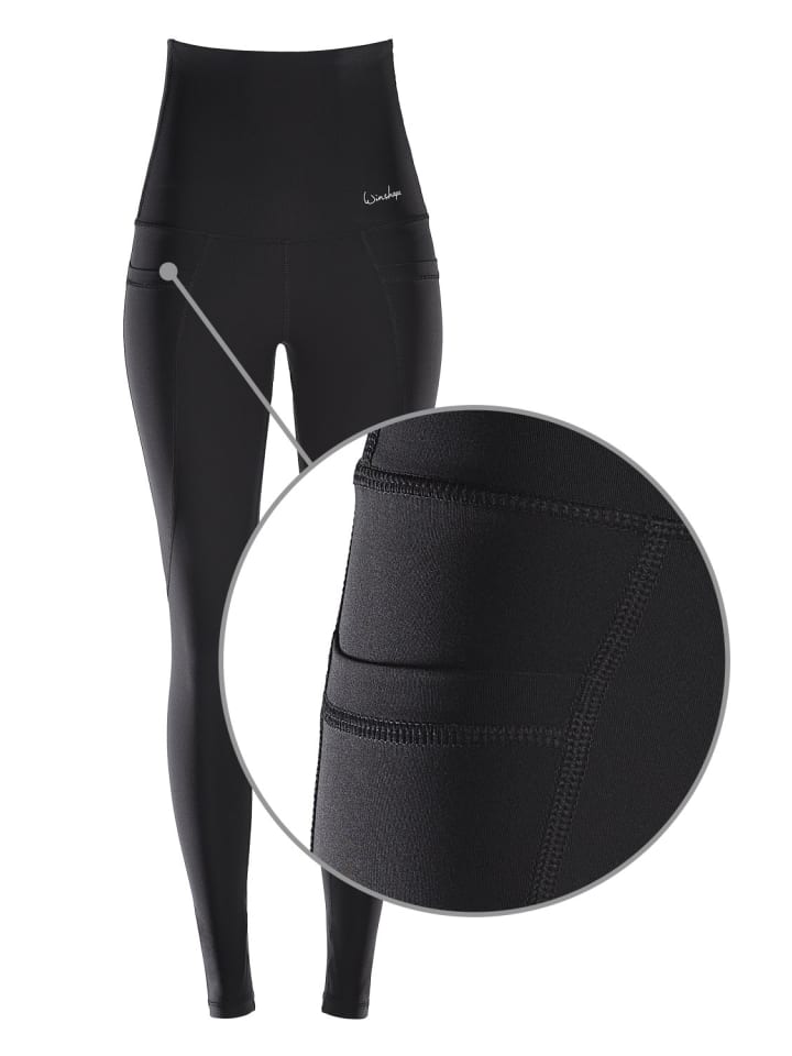 Winshape Functional Power Shape High Waist Tights mit drei Taschen HWL114 in schwarz günstig kaufen