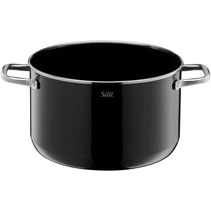 Silit Silargan® Elegance Kochtopf mit Deckel, 24 cm, Black