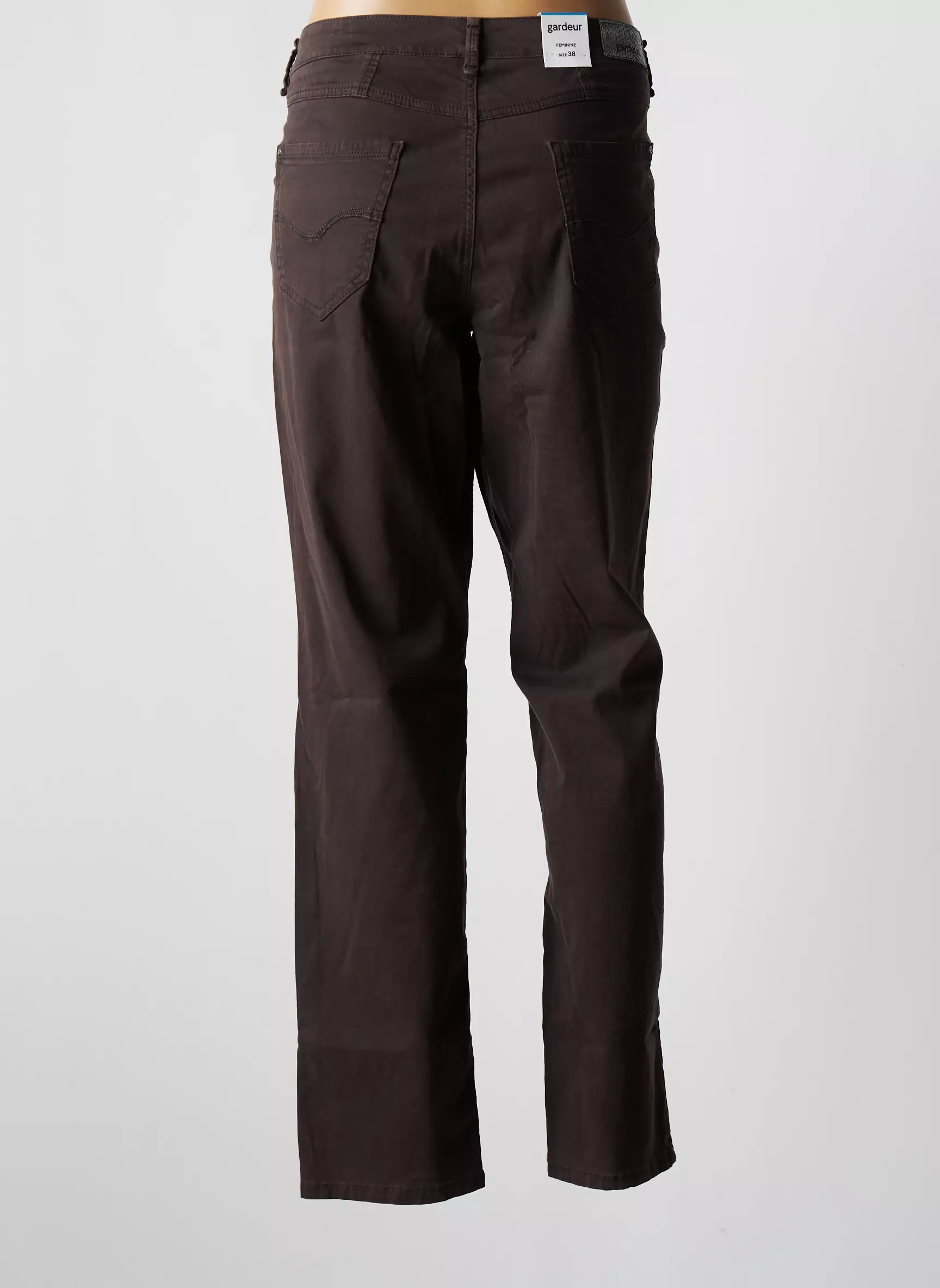 Gardeur Pantalons Droits Femme couleur marron