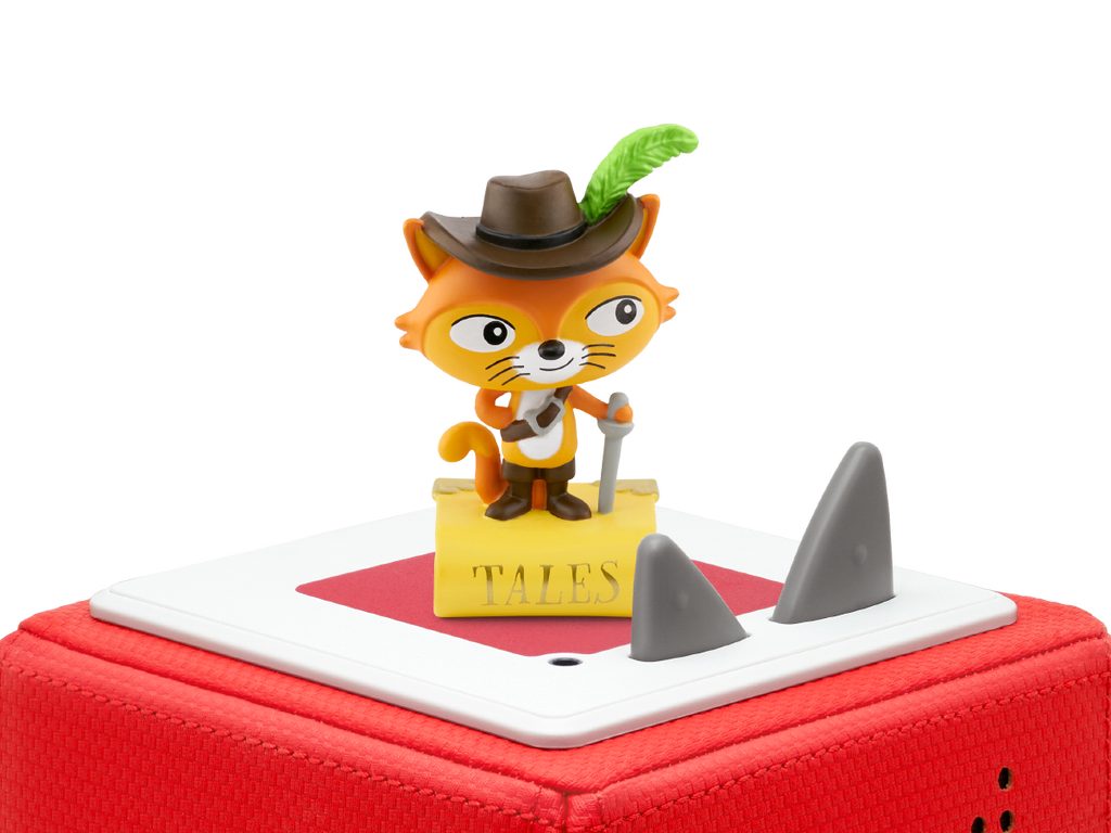 tonies Hörspielfigur Tonies -Lieblings-Märchen- Der gestiefelte Kater (Relaunch), (1-St), Magnethaftend, handbemalt, integrierter NFC-Chip