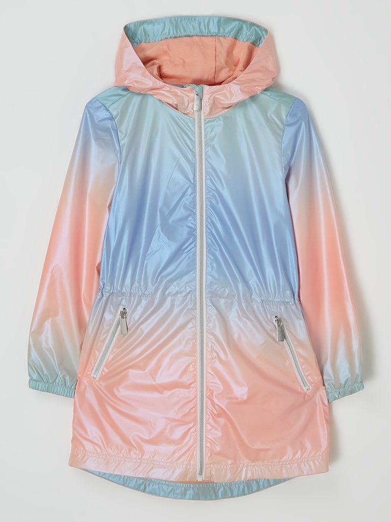 Jacke mit Kapuze in mint