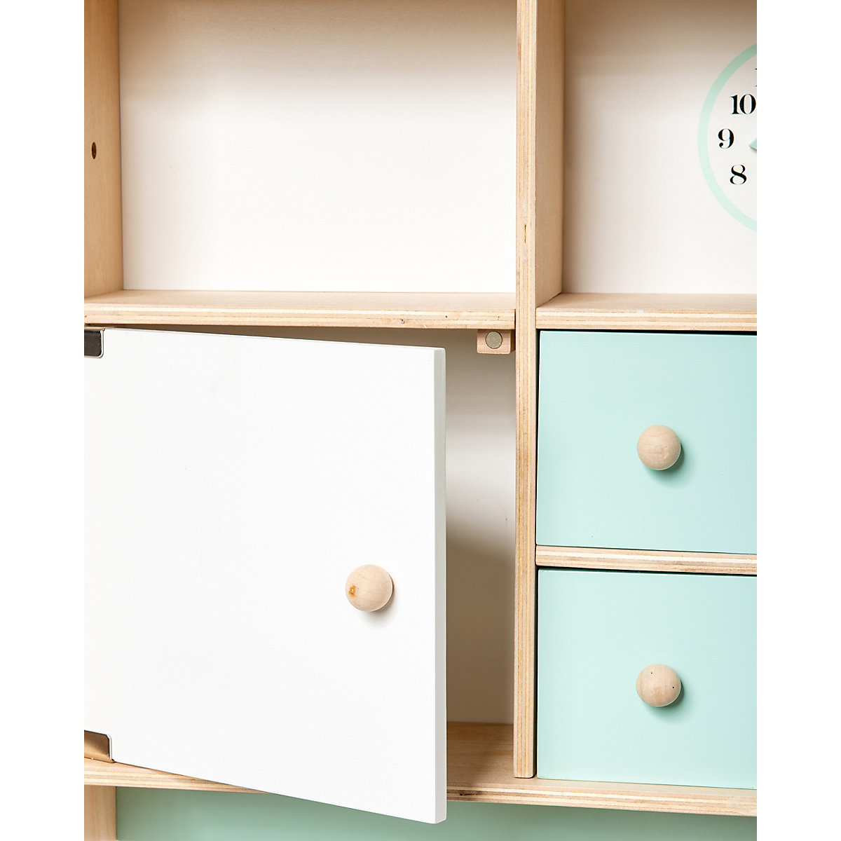 Kaufladen aus Holz, mint