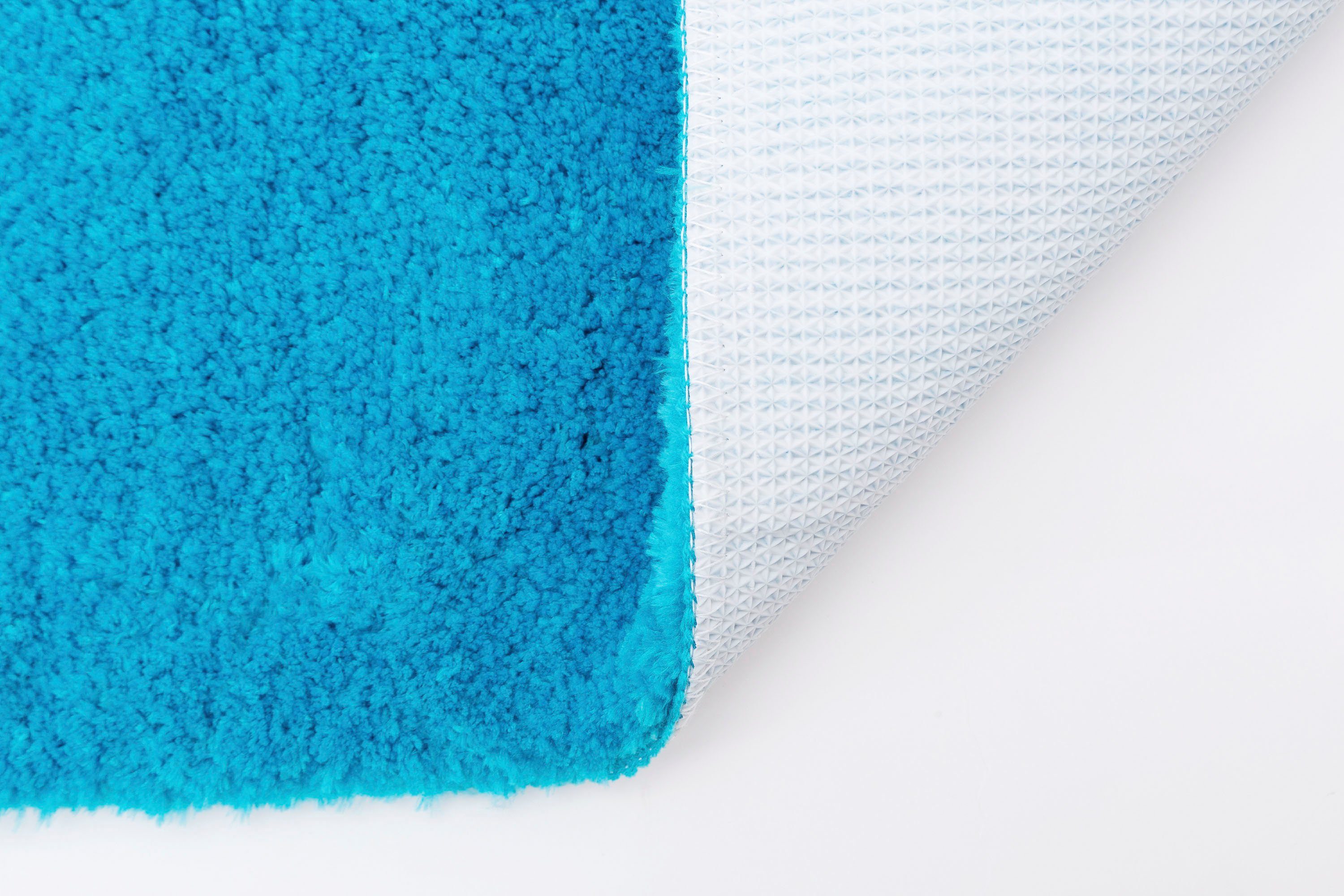 Badematte Madrid my home, Höhe 20 mm, rutschhemmend beschichtet, fußbodenheizungsgeeignet, schnell trocknend, strapazierfähig, Polyester, rechteckig, weiche Haptik, Badteppich, Badematten auch als 3 teiliges Set & rund