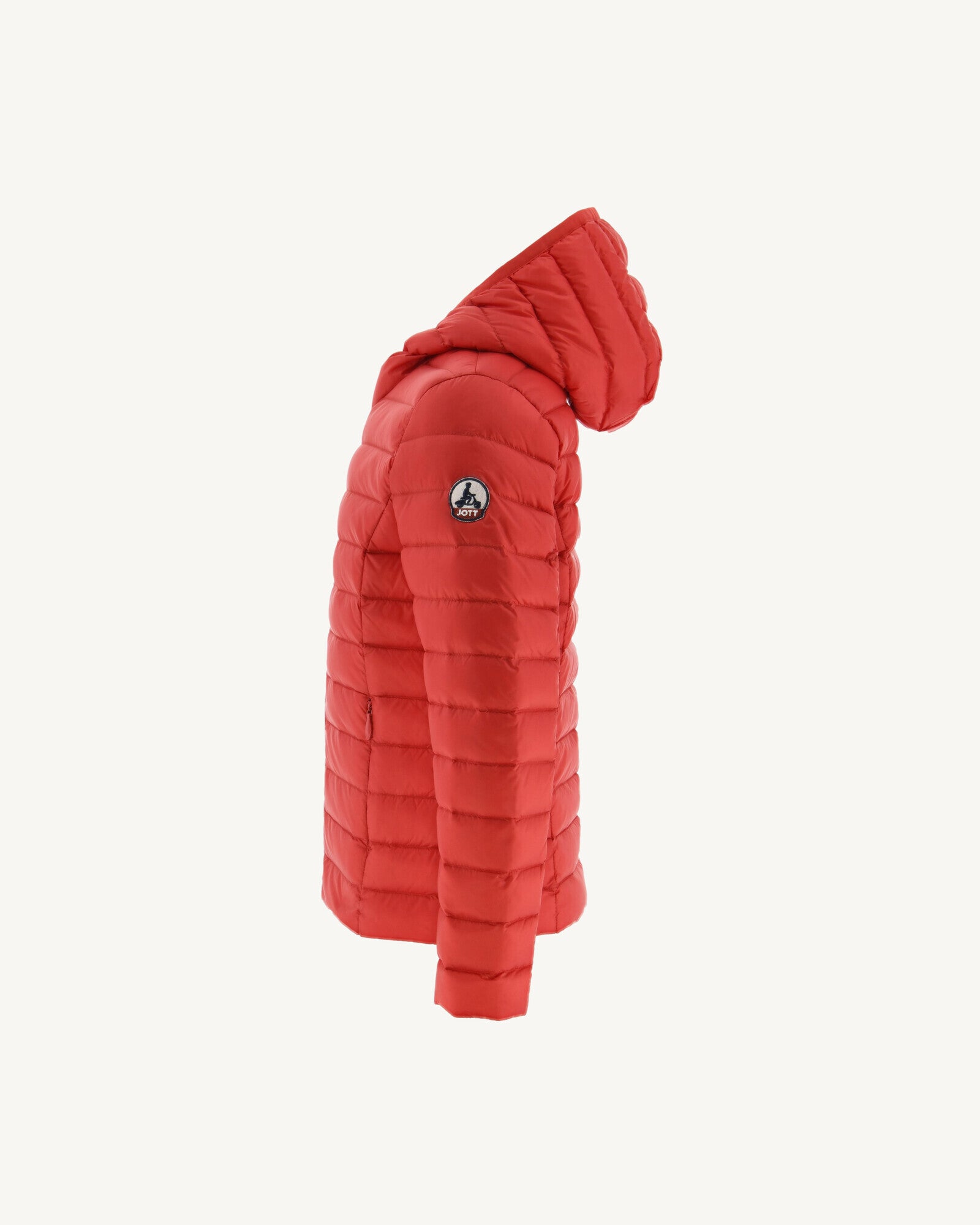 Doudoune légère à capuche enfant Rouge vif Carla