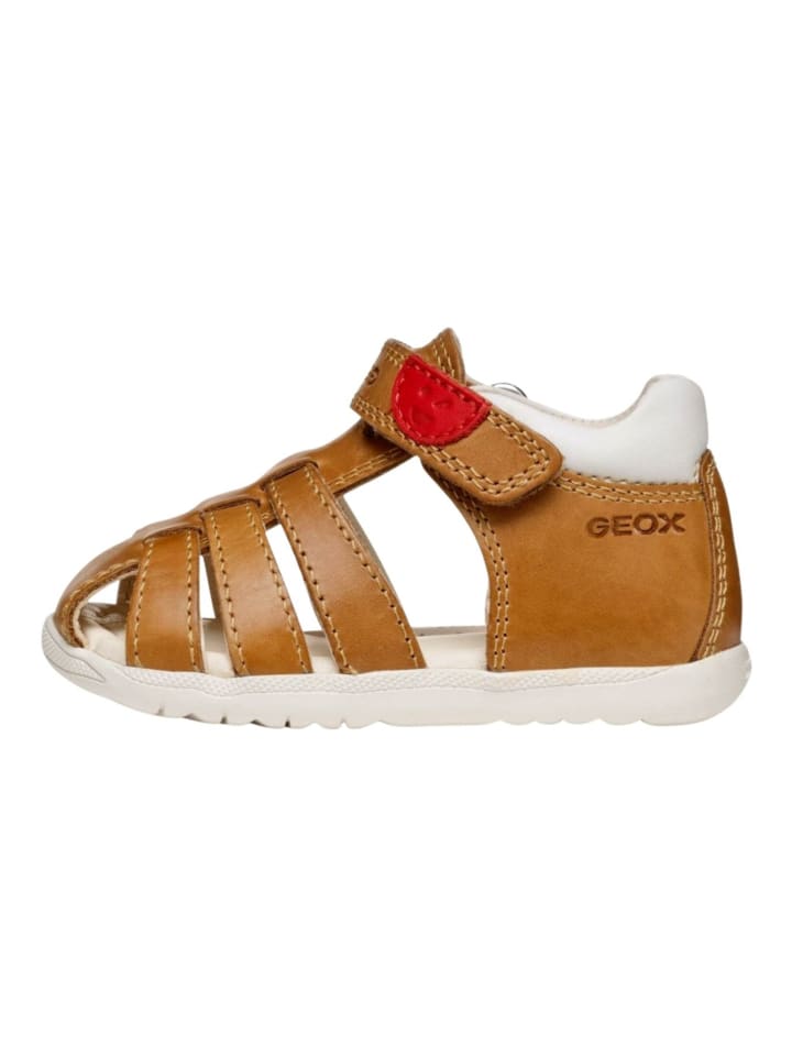 Geox Halbschuhe in Braun/Weiß günstig kaufen