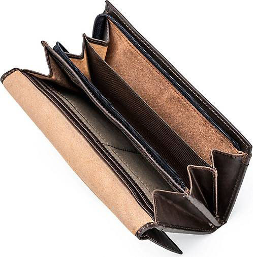 FARMHOOD Nashville Geldbörse RFID Schutz Leder 19.5 cm