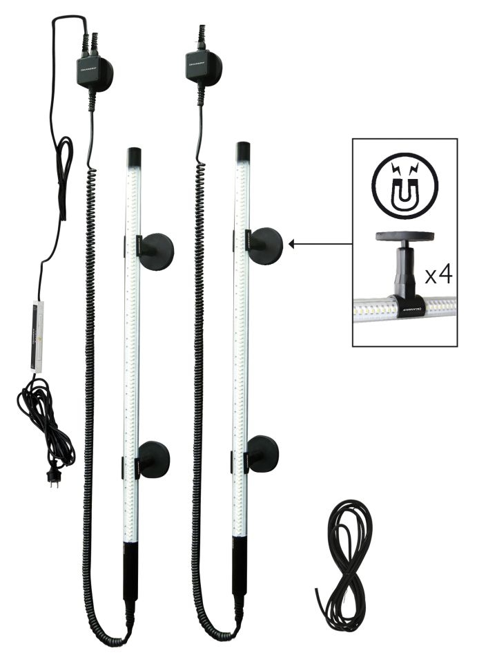 Lampă de linie Scangrip 03.5225 cu 2 stâlpi