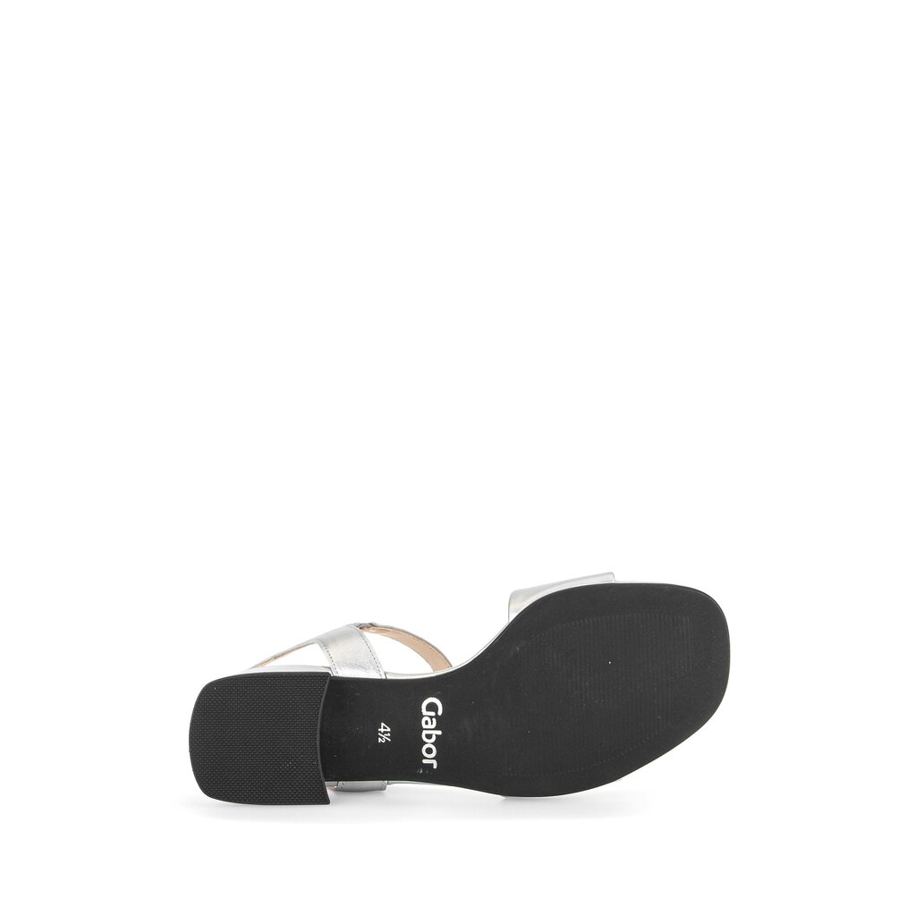 Gabor comfort Riemchensandale silber