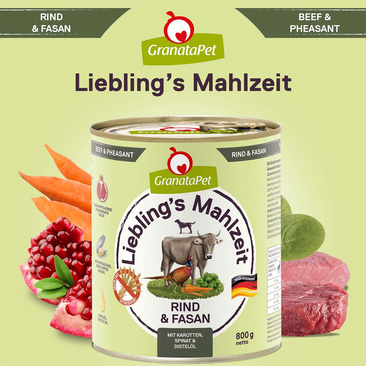 GranataPet Liebling's Mahlzeit Rind und Fasan kaufen bei ZooRoyal