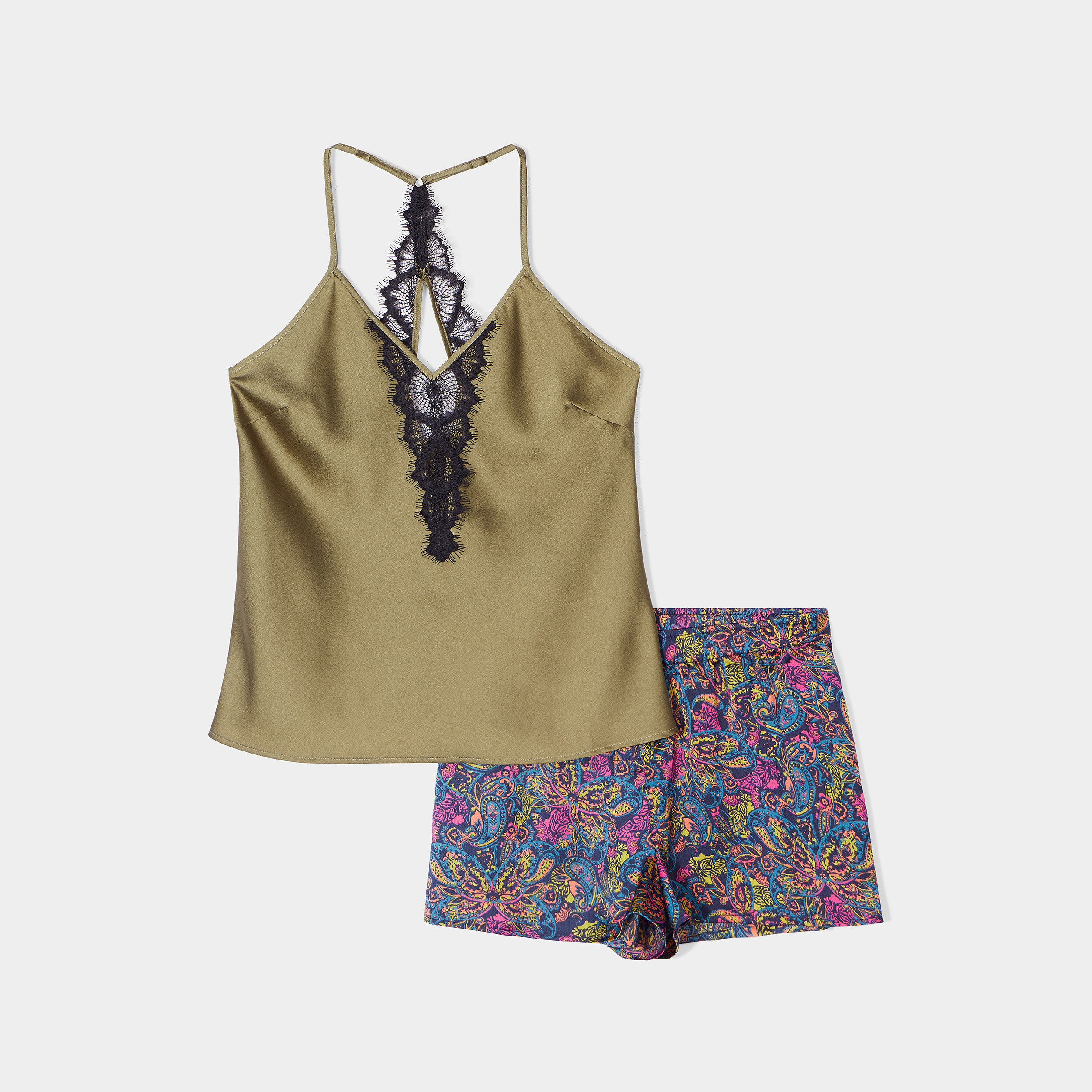 Ensemble pyjama 2 pièces bleu femme | La Halle