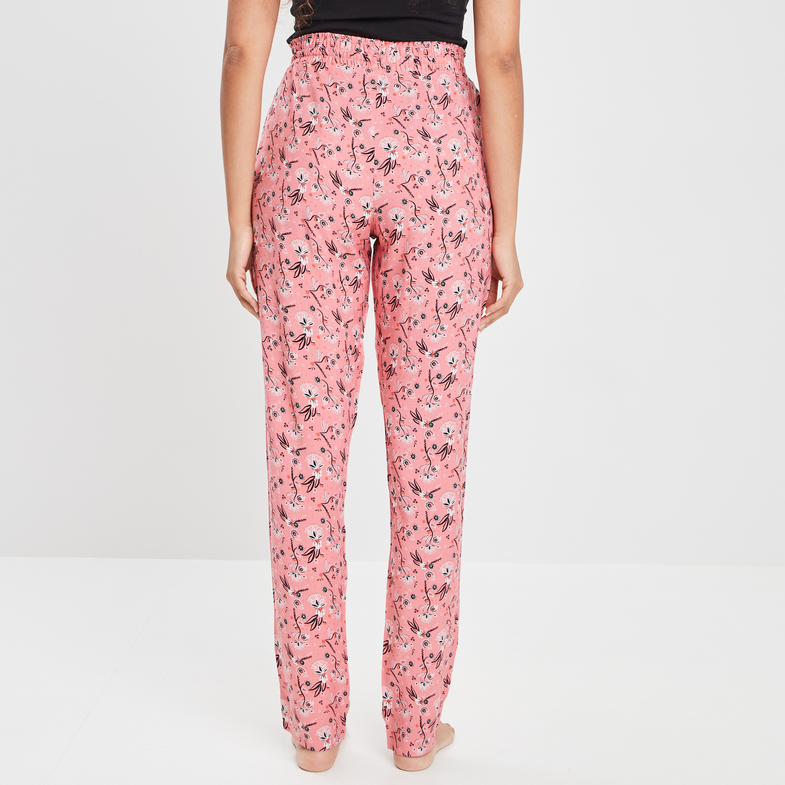 Pantalon de pyjama orange corail femme | La Halle