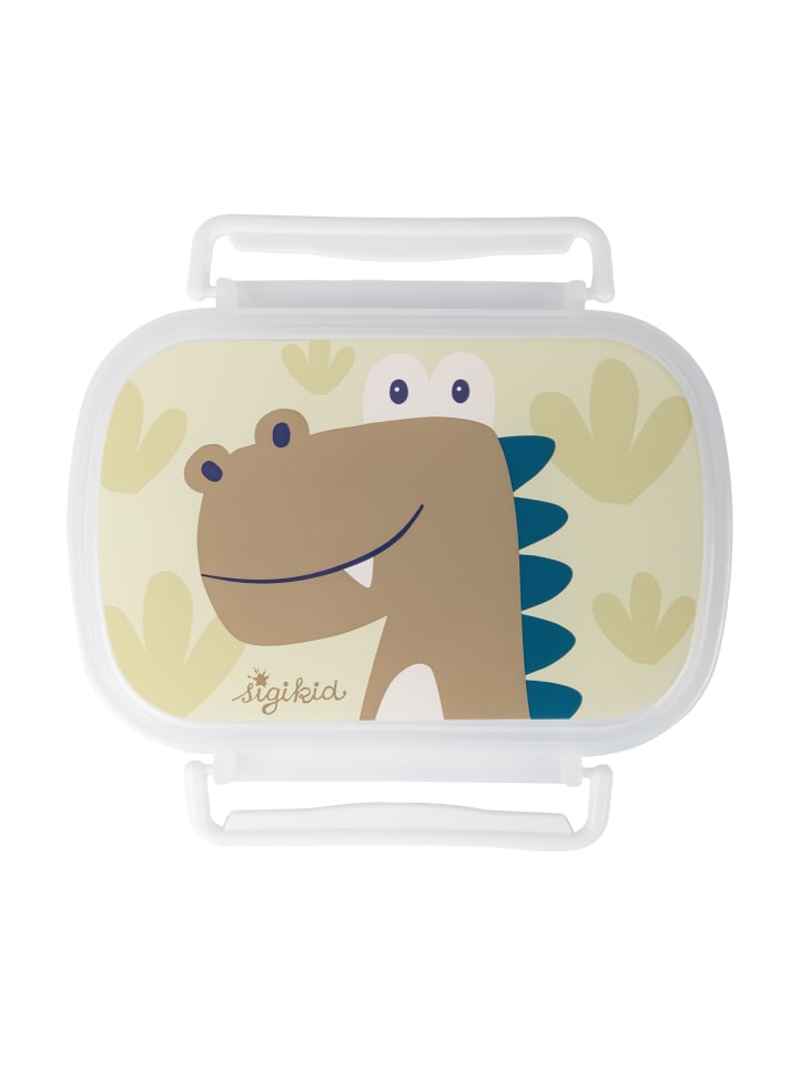 Sigikid Kindergarten-Set Trinkflasche & Brotdose in Beige/Blau Dino günstig kaufen onesize