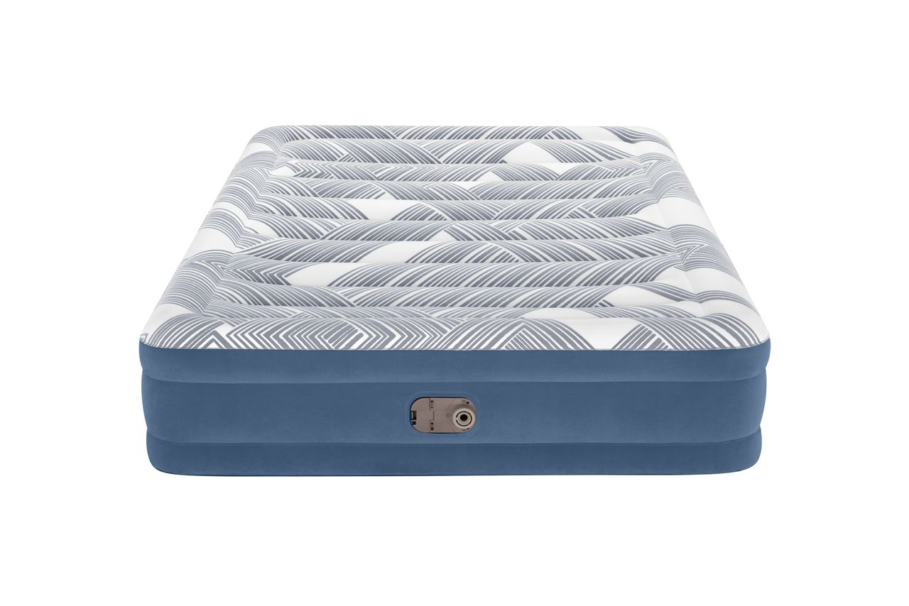Bestway TriTech™ Doppelluftbett Fashion Flock™ mit Oberfläche & Elektropumpe