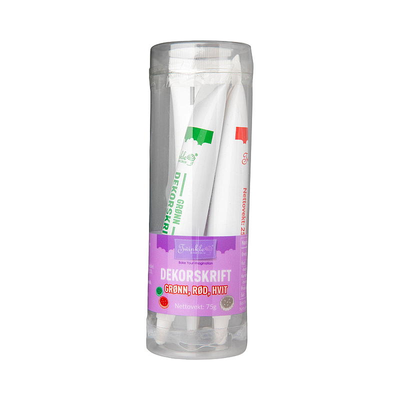 Pyntegele sett 3 farger 80 g