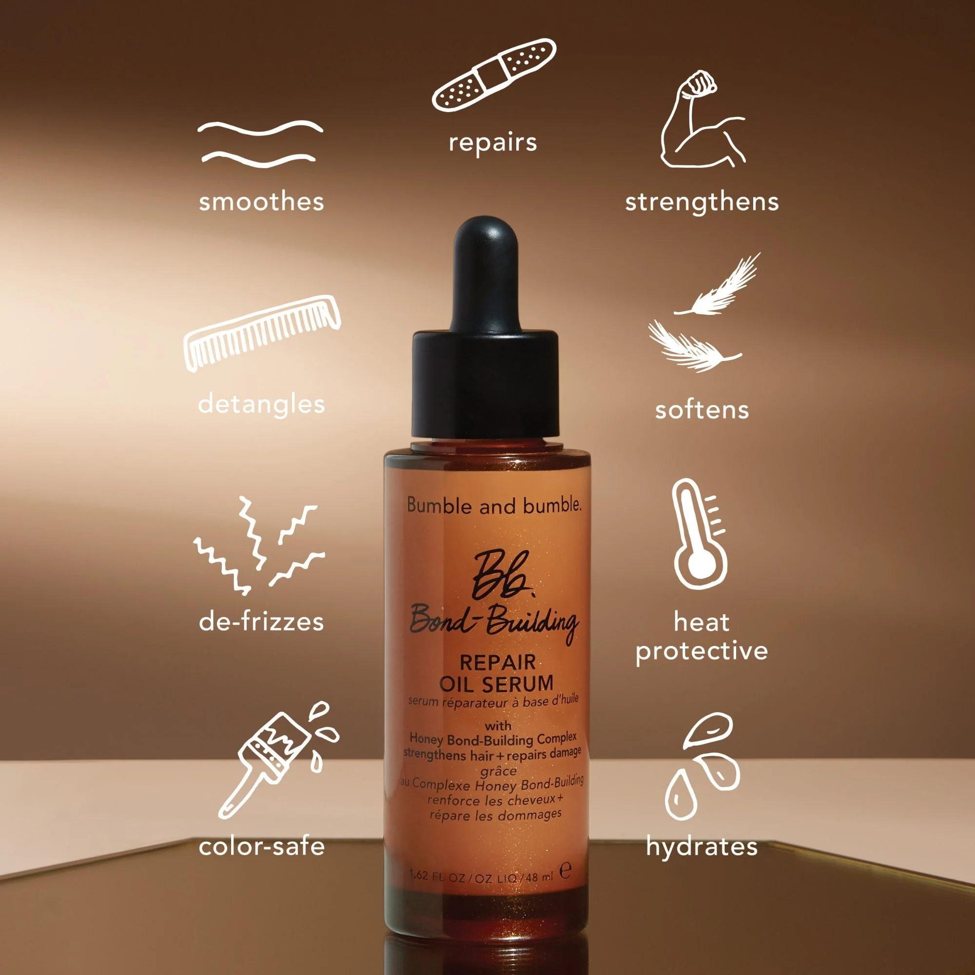 Sérum reparador fortalecedor para el cabello - Sérum capilar, aceite capilar, sérum para peinar y dar acabado al cabello, aceite capilar para peinar y dar acabado al cabello