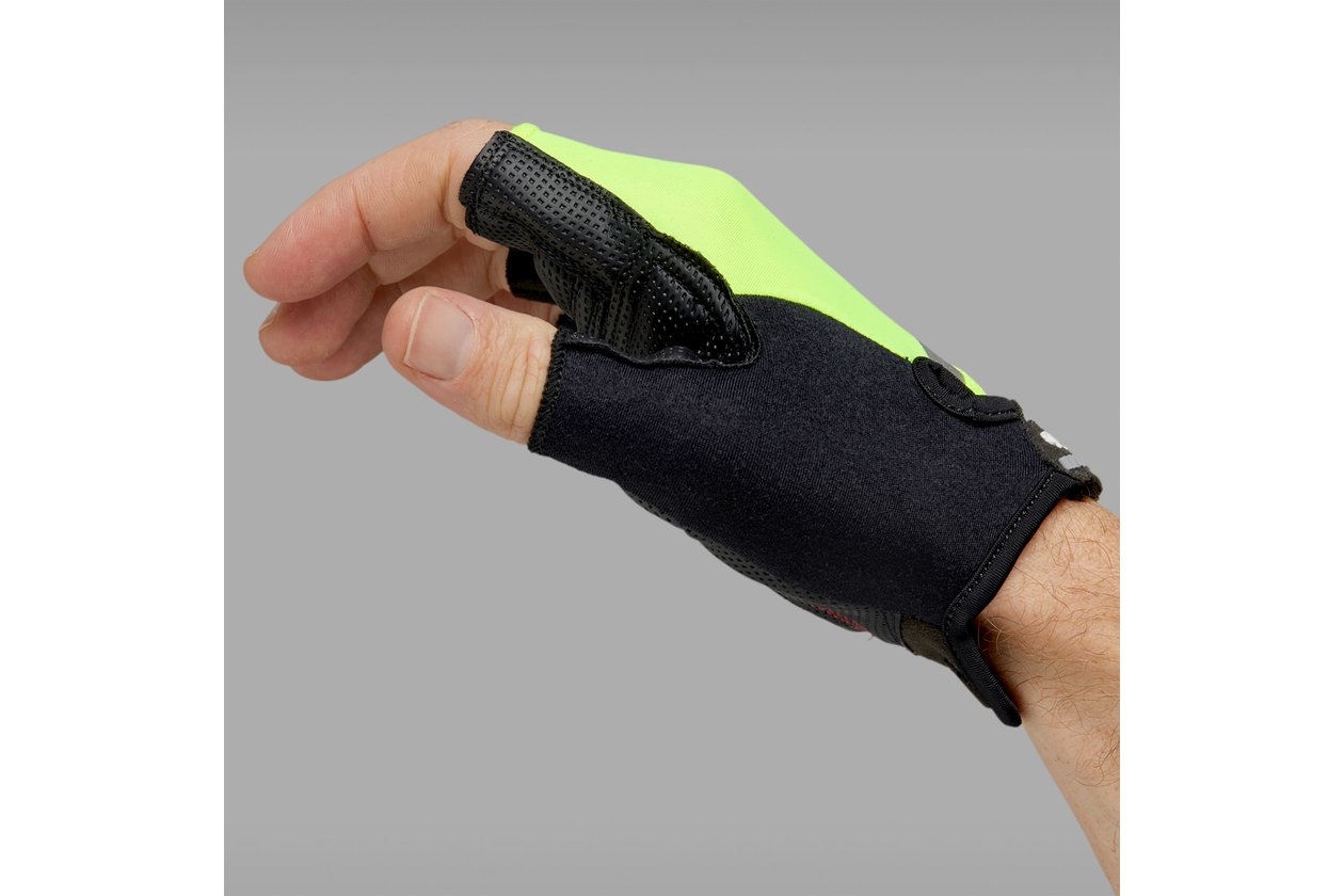 GRIPGRAB ProGel Hi-Vis Padded Kurzfinger Handschuhe - 2023