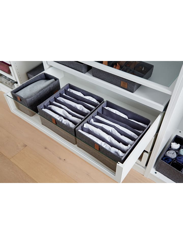 STORE IT 2er-Set: Organizer in Grau - (B)30 x (H)15 x (T)30 cm günstig kaufen onesize