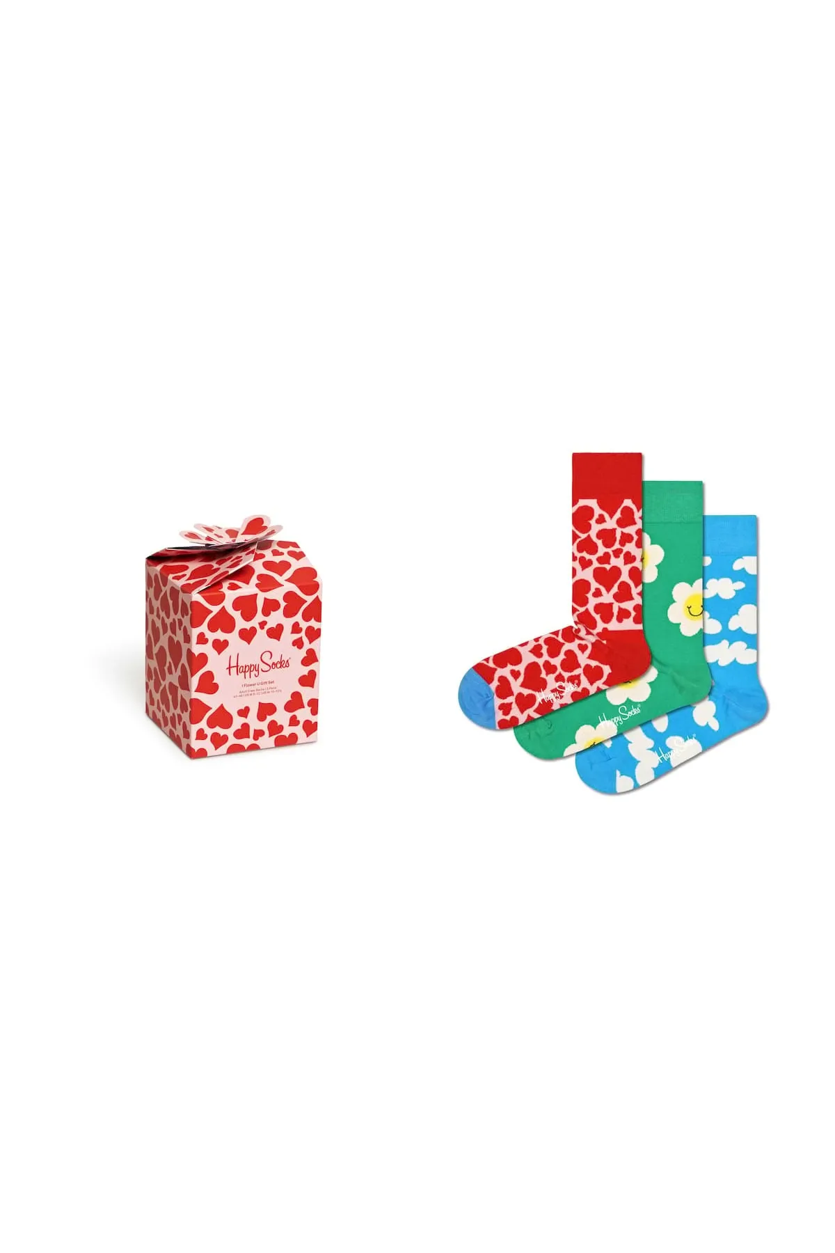 Happy Socks  3er-Pack I Flower U Socken-Geschenkset