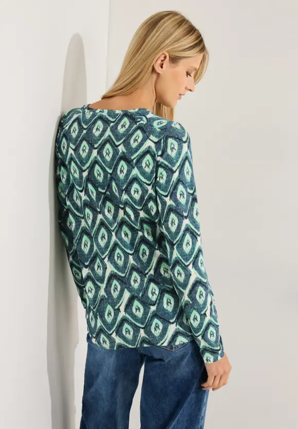 CECIL Langarmshirt mit Print