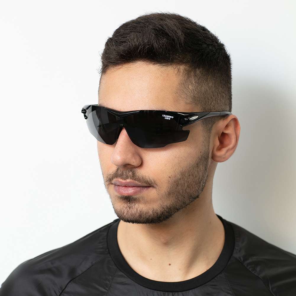LEANDRO LIDO Challenger One Sport Sonnenbrille schwarz
