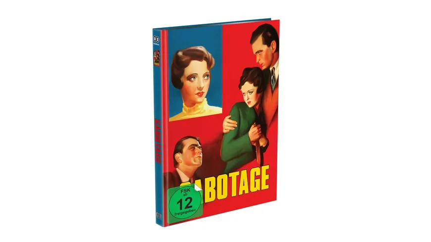 Alfred Hitchcock´s – SABOTAGE - 2-Disc Mediabook Cover C (Blu-ray + DVD) Limited 250 Edition