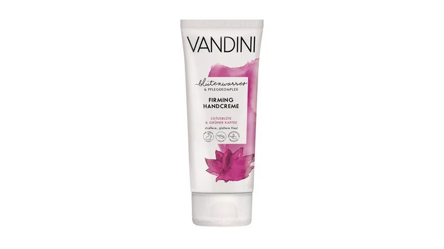 VANDINI FIRMING Handcreme Lotusblüte & Grüner Kaffee Straffere 75 ml