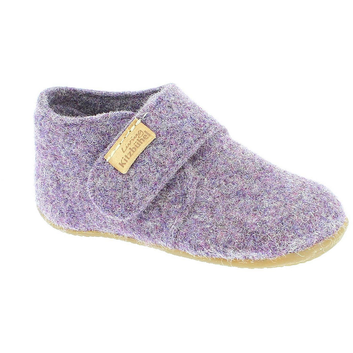 Babyklettschuh Filz unifarben Mauve Haze Ballerinas