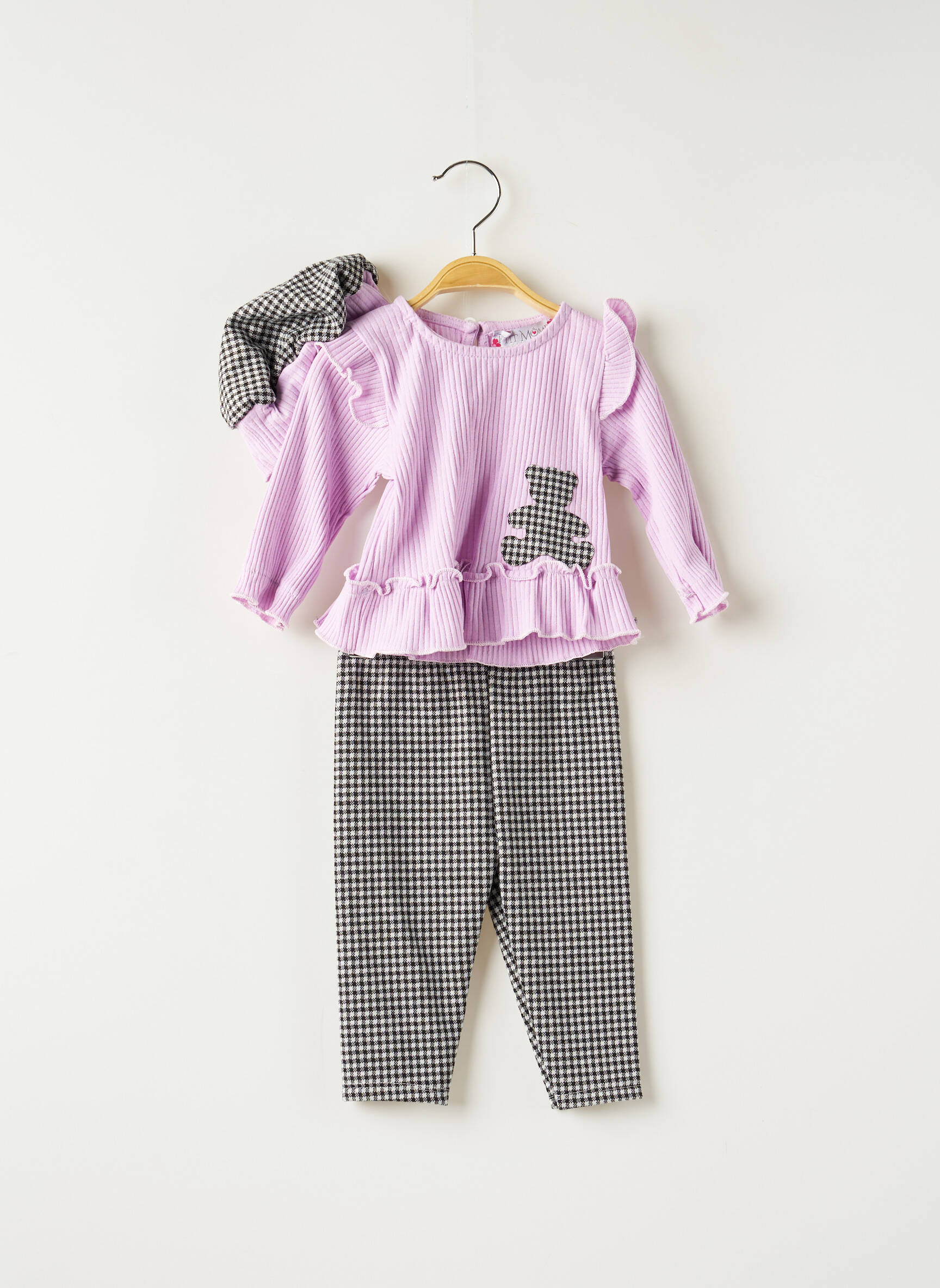 P Tit Mome Ensembles Pantalon Fille couleur violet