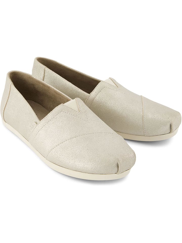 TOMS Slipper in Silber günstig kaufen