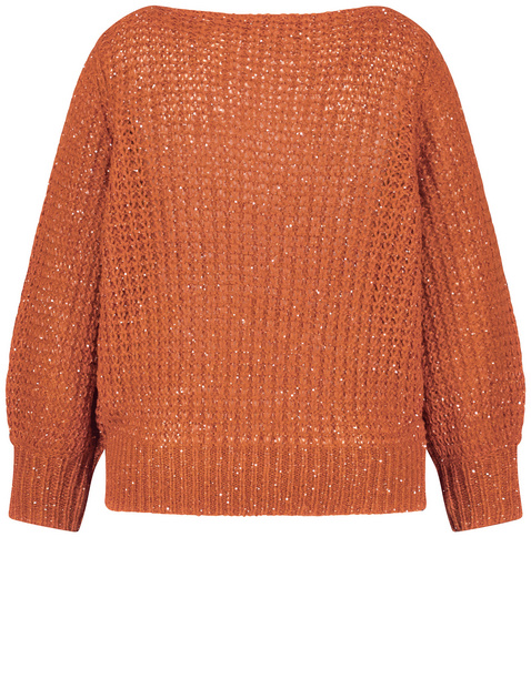 Pullover mit Pailletten-Zier