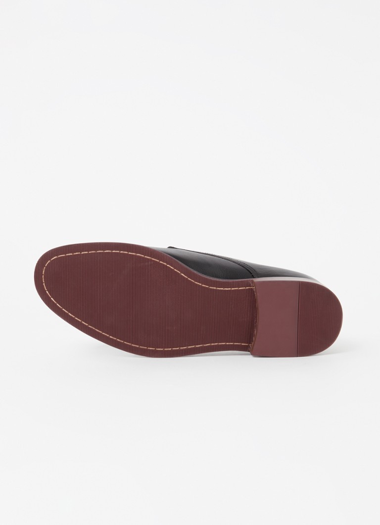 Dune London  Wide Fit Stanley veterschoen van leer