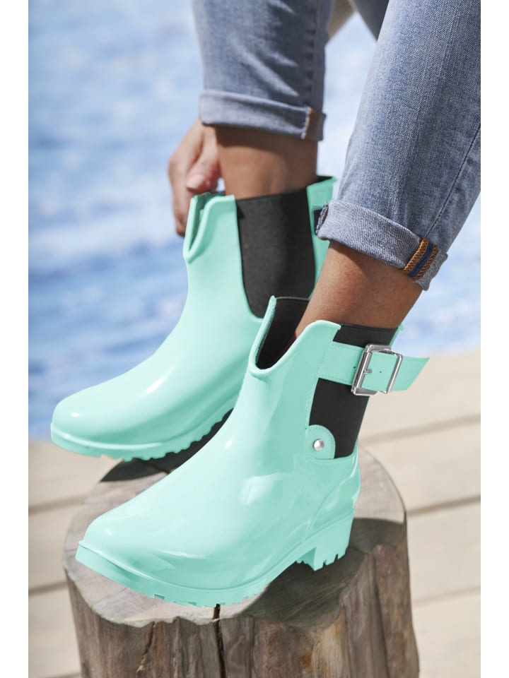 Vivance Gummistiefelette in türkis günstig kaufen