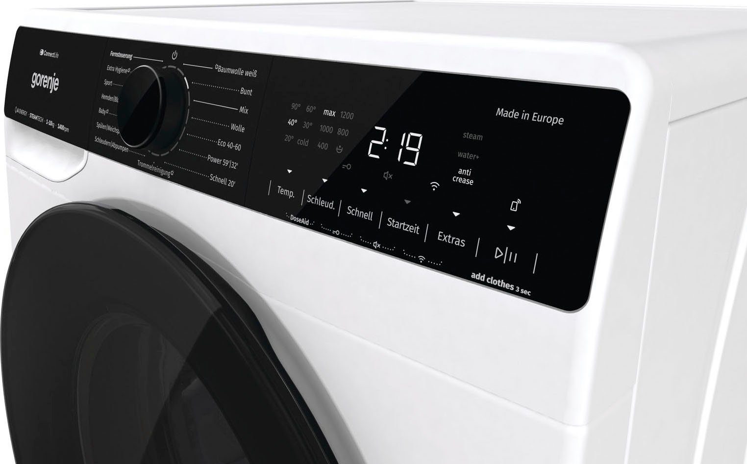 GORENJE Waschmaschine WPNA 14 ATSWIFI3, 10 kg, 1400 U/min