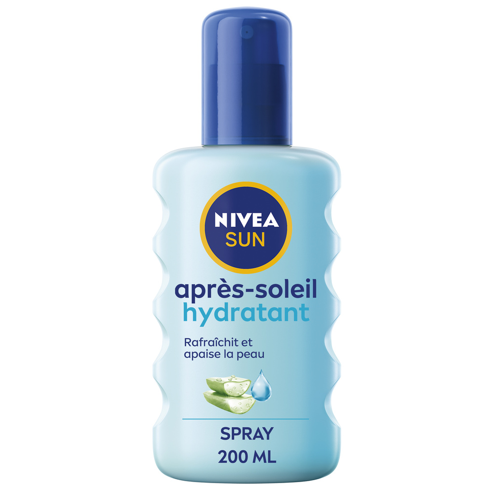 nivea Spray après-soleil hydratant à l'Aloe Vera Bio Soin Après-soleil