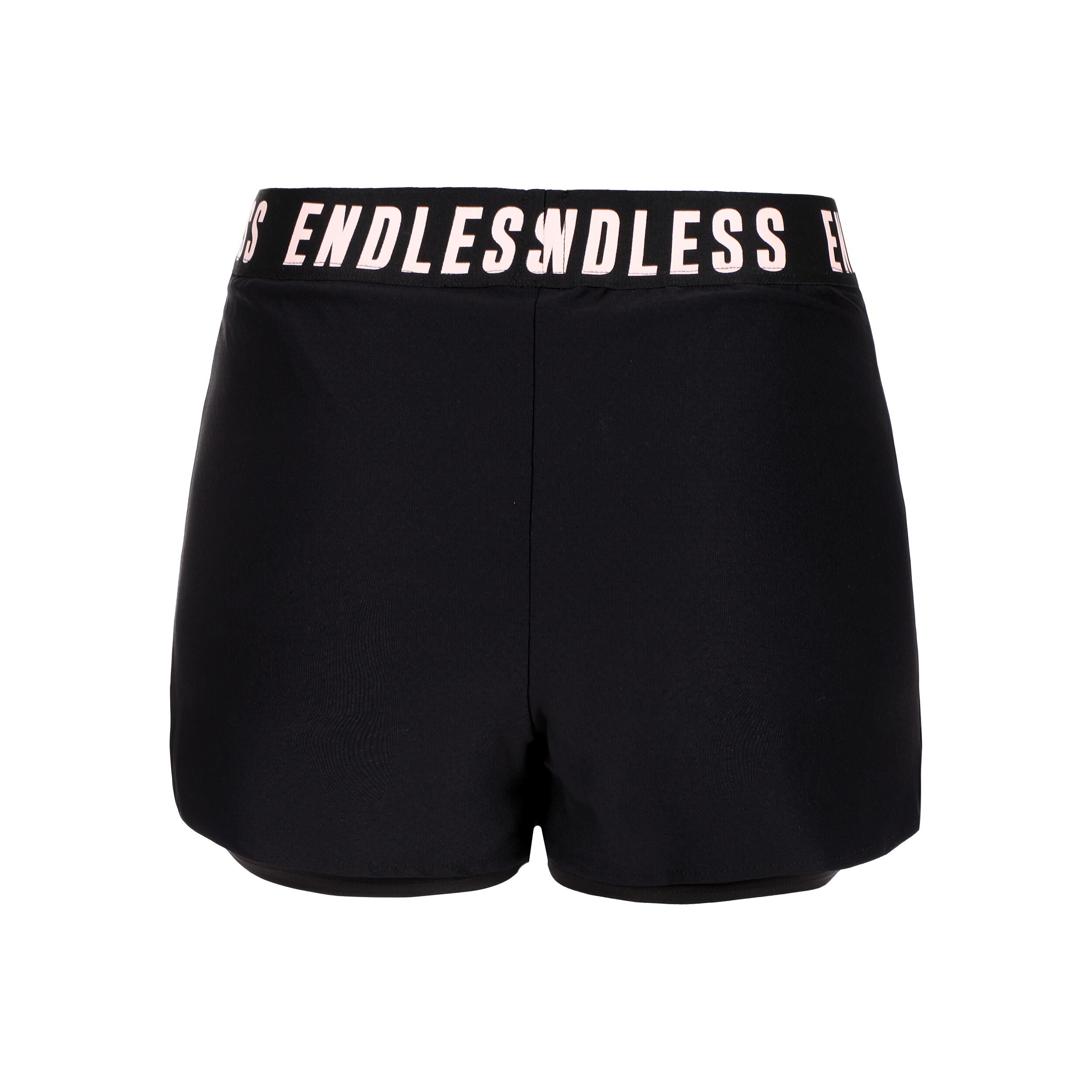 Iconic Tech Shorts Damen - Schwarz, Rosa