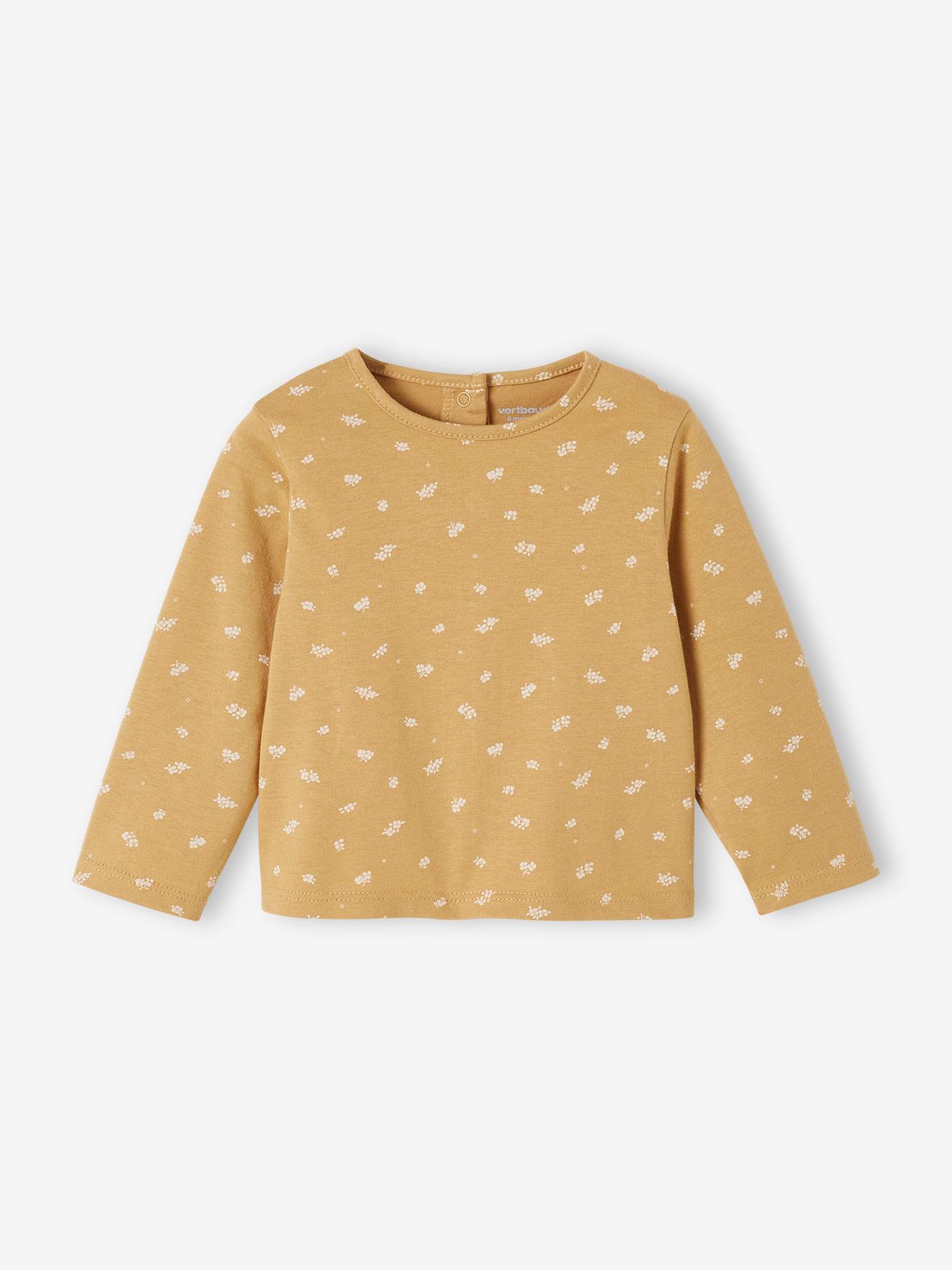 Lot de 2 T-shirts BASICS bébé manches longues jaune